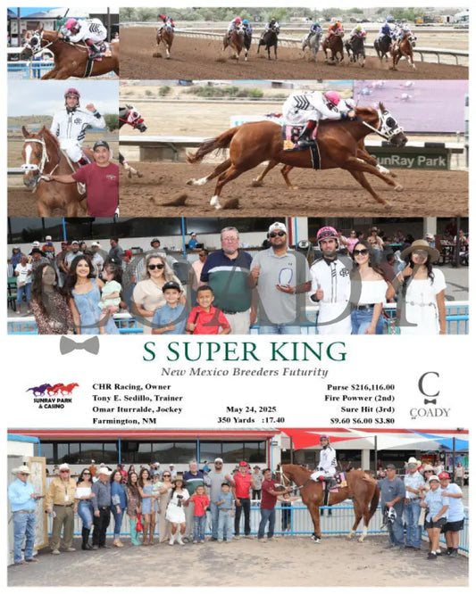 S SUPER KING - New Mexico Breeders Futurity - 05-24-25 - R10 - SRP SunRay Park