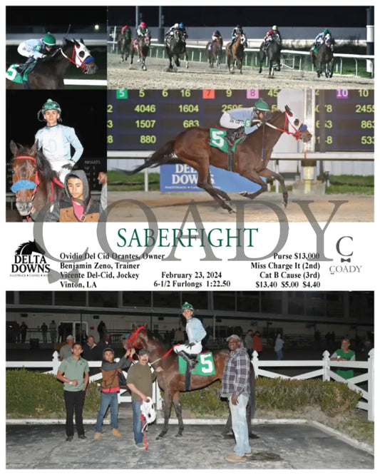 Saberfight - 02 - 23 - 24 R09 Ded Delta Downs