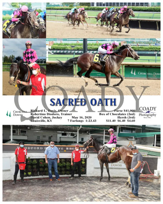 Sacred Oath - 05-16-20 R09 Cd Churchill Downs