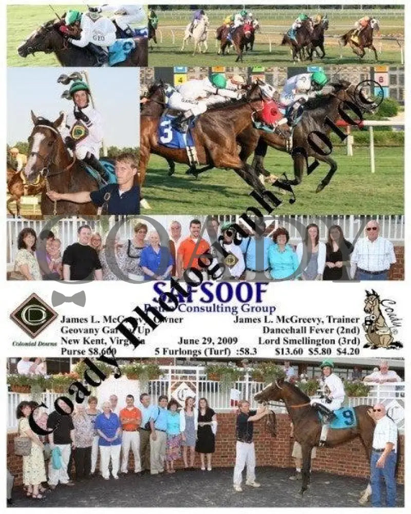 Safsoof - Remo Consulting Group 6 29 2009 Colonial Downs