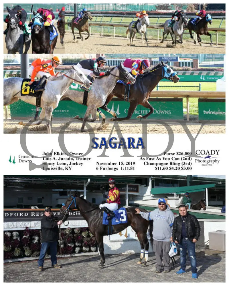 Sagara - 11-15-19 R03 Cd Churchill Downs