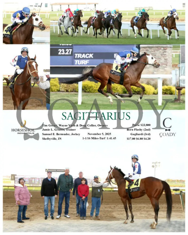 SAGITTARIUS - 11-05-25 - R05 - IND Indiana Grand