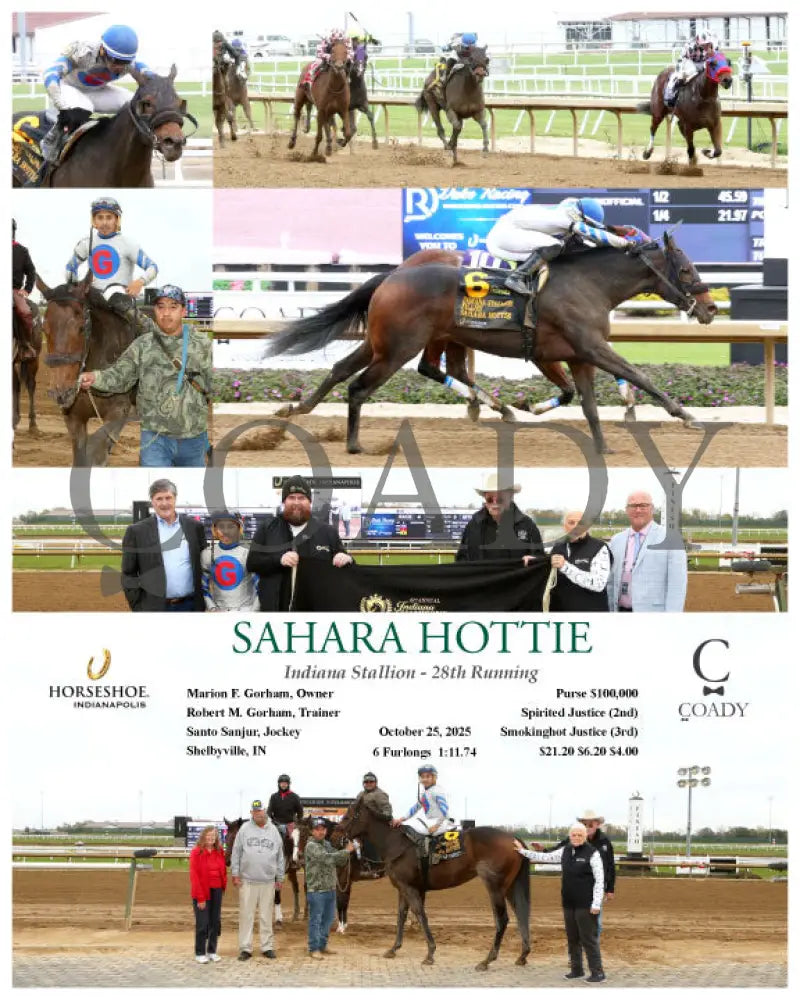 SAHARA HOTTIE - 102525 - Race 04 - IND Indiana Grand