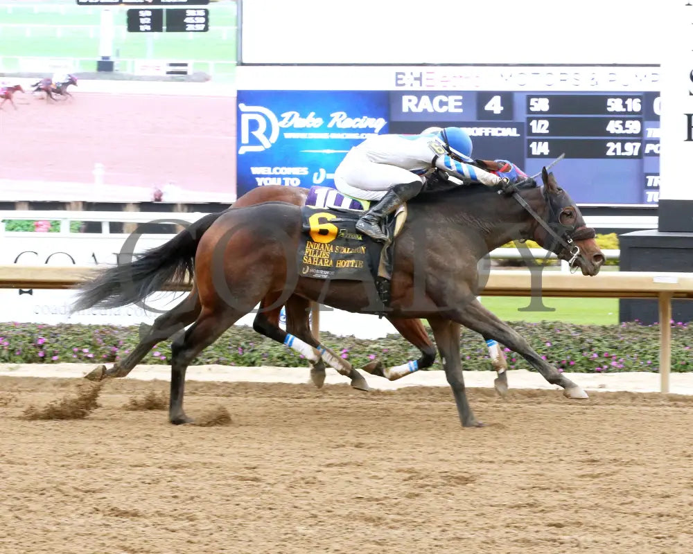 SAHARA HOTTIE - Indiana Stallion - 28th Running - 10-25-25 - R04 - Horseshoe Indiana - Finish 01 - Sammantha Pagels