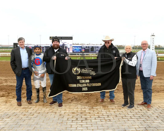 SAHARA HOTTIE - Indiana Stallion - 28th Running - 10-25-25 - R04 - Horseshoe Indiana - Presentation 01 - Sammantha