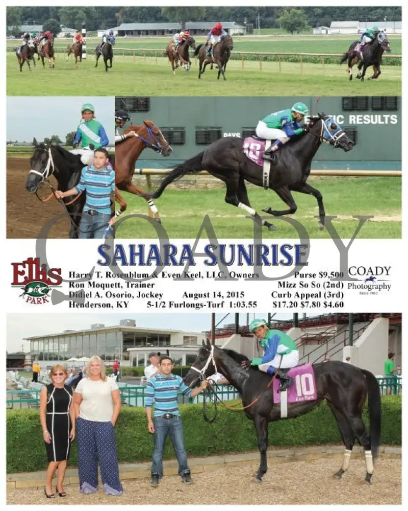 Sahara Sunrise - 081415 Race 08 Elp Ellis Park