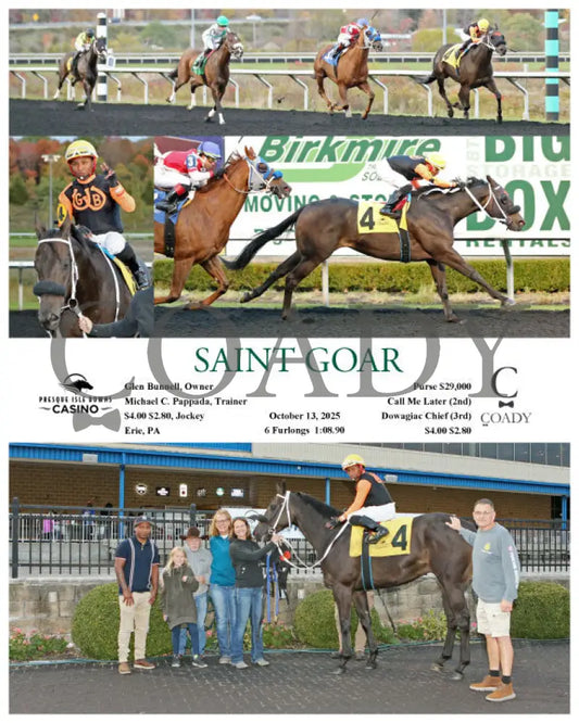 SAINT GOAR - 10-13-25 - R07 - PID Presque Isle Downs