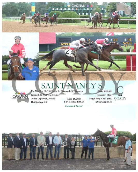 SAINT NANCY S - 04-25-25 - R06 - OP Oaklawn Park