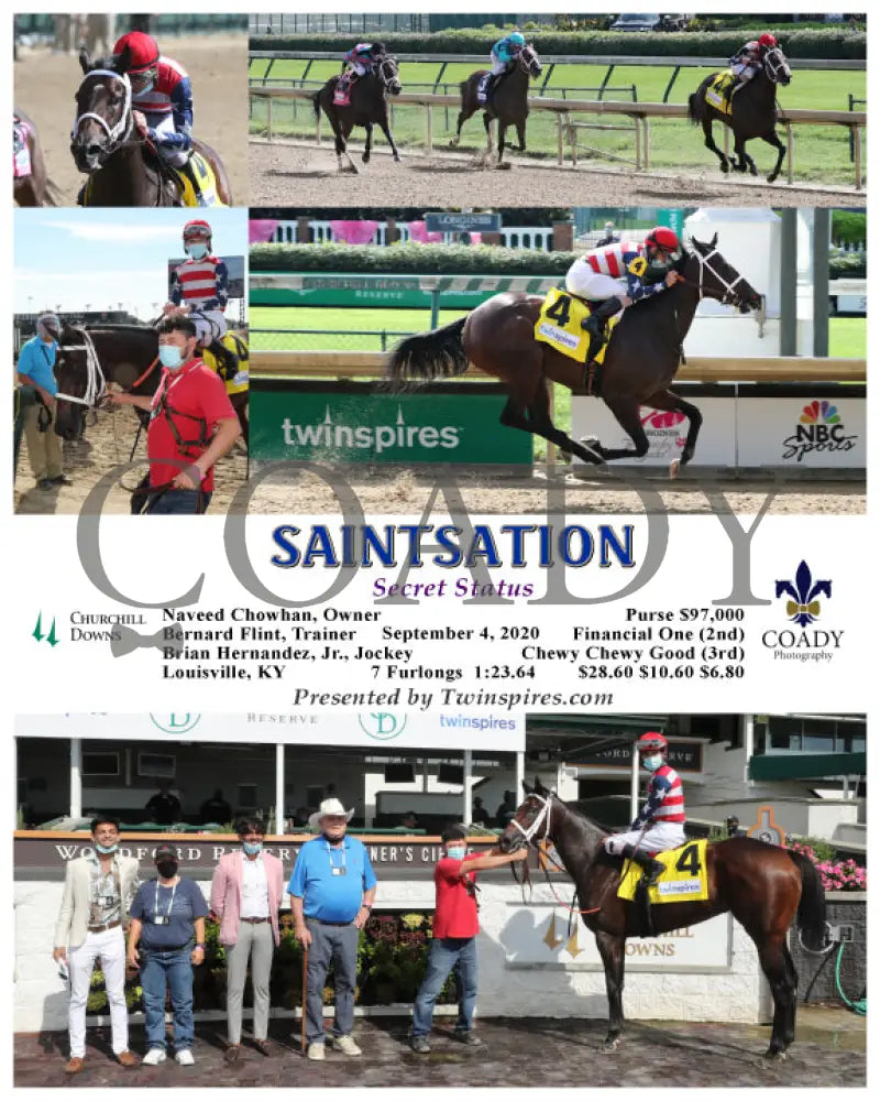 Saintsation - Secret Status 09-04-20 R01 Cd Churchill Downs