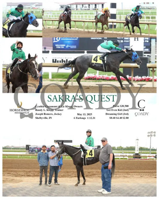 SAKRA’S QUEST - 05-13-25 - R04 - IND Indiana Grand