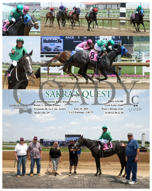 SAKRA’S QUEST - 06-10-25 - R01 - IND Indiana Grand