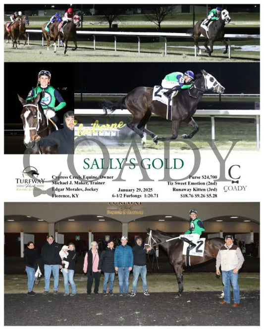 Sally’s Gold - 01-29-25 R07 Tp Turfway Park