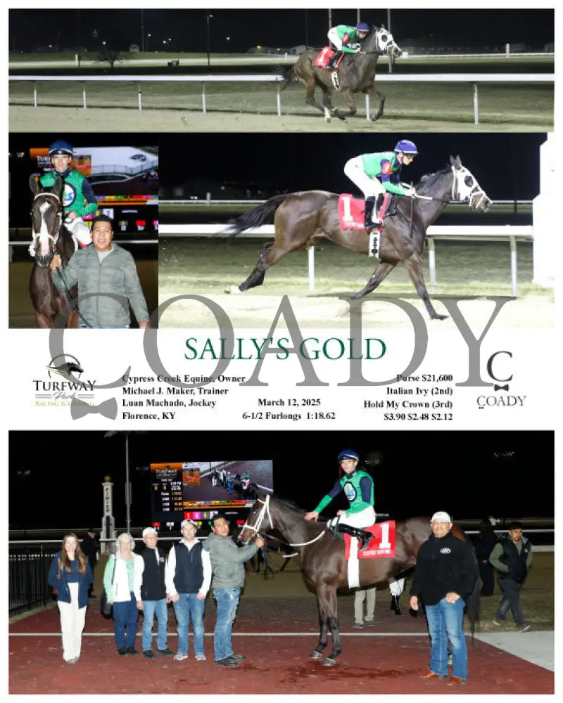 SALLY’S GOLD - 01-29-25 - R08 - TP Turfway Park