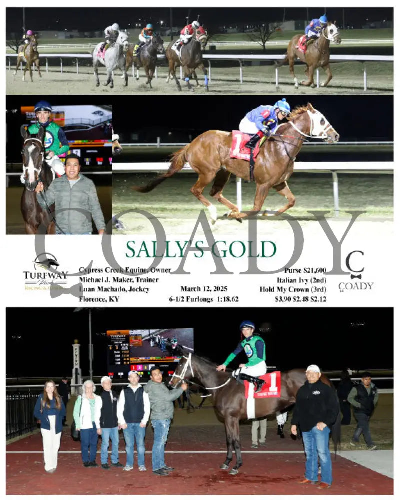 SALLY’S GOLD - 03-12-25 - R08 - TP Turfway Park