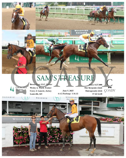 SAM’S TREASURE - 06-05-25 - R03 - CD Churchill Downs