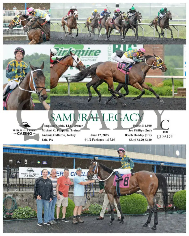 SAMURAI LEGACY - 06-17-25 - R02 - PID Presque Isle Downs