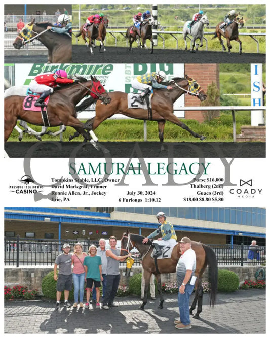 Samurai Legacy - 07-30-24 R06 Pid Presque Isle Downs