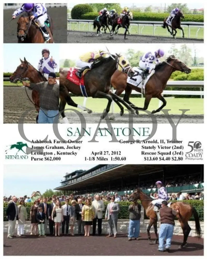 San Antone - 042712 Race 06 Keeneland