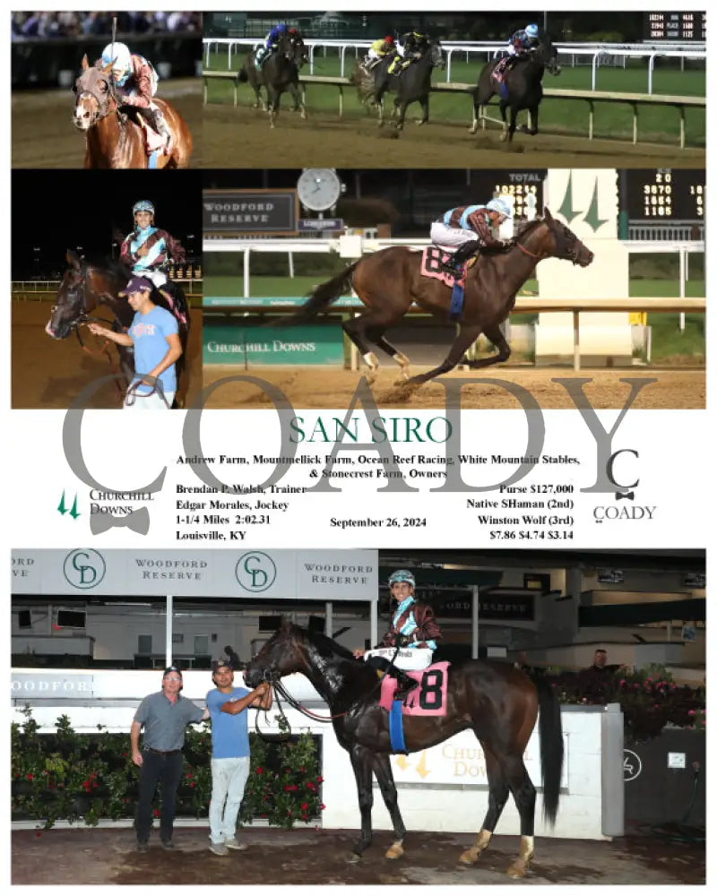 San Siro - 09-26-24 R07 Cd Churchill Downs