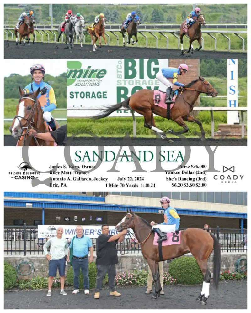 Sand And Sea - 07-22-24 R06 Pid Presque Isle Downs