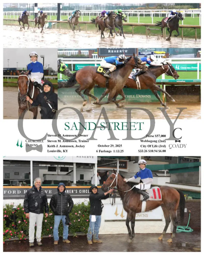 SAND STREET - 102925 - Race 10 - CD Churchill Downs