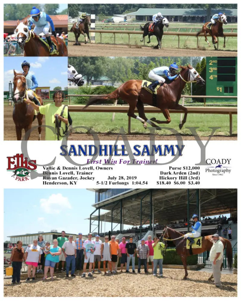 Sandhill Sammy - 07-28-19 R02 Elp Ellis Park