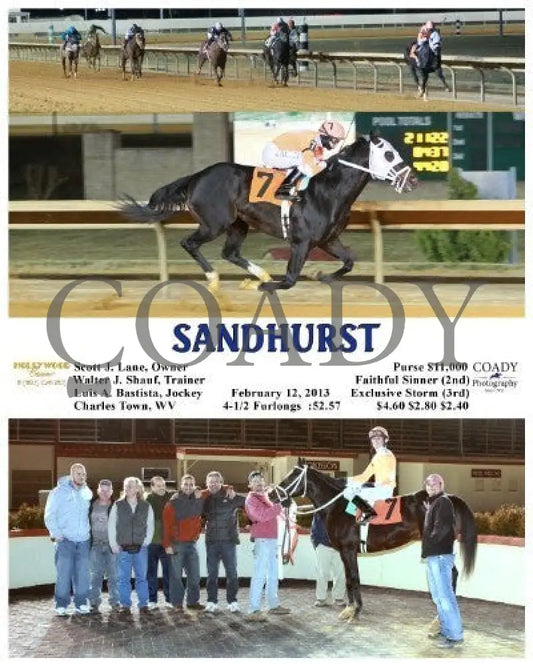Sandhurst - 021213 Race 01 Ct Hollywood Casino At Charles Town Races