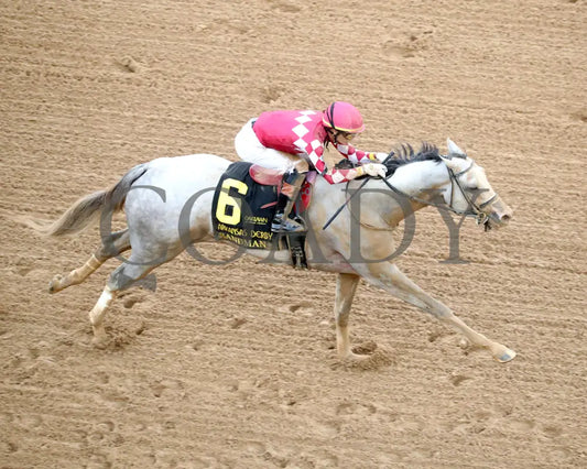 SANDMAN - Arkansas Derby G1 - 89th Running - 03-29-25 - R13 - OP - Aerial Finish 01 Oaklawn Park