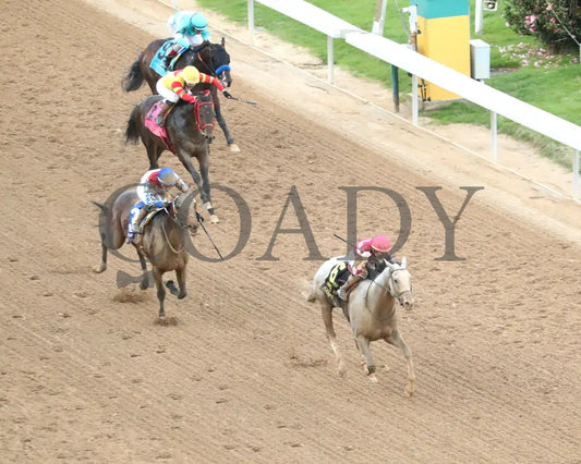 SANDMAN - Arkansas Derby G1 - 89th Running - 03-29-25 - R13 - OP - Aerial Finish 02 Oaklawn Park