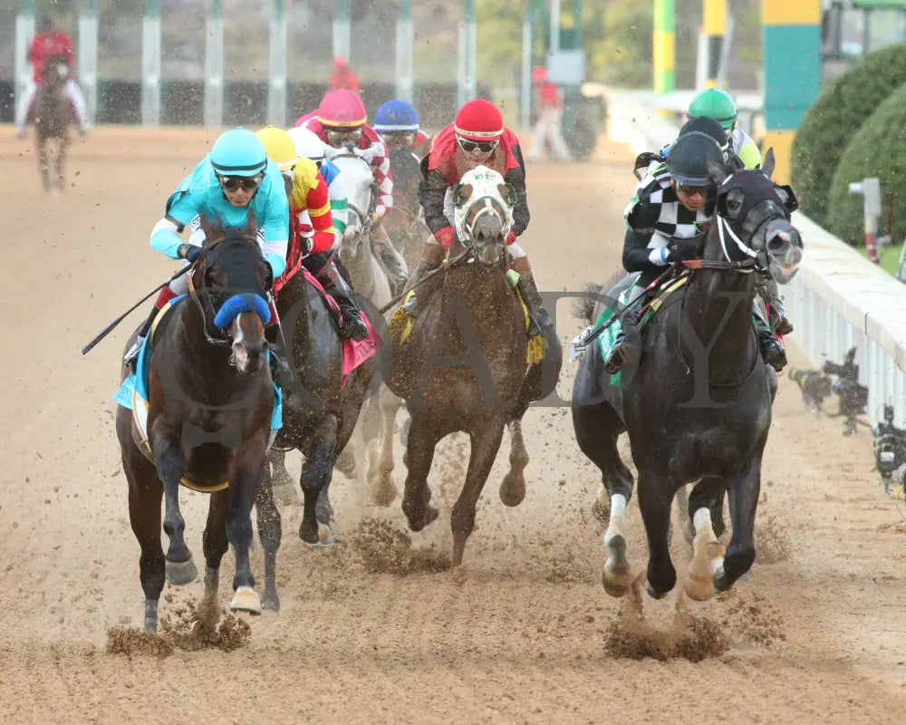 SANDMAN - Arkansas Derby G1 - 89th Running - 03-29-25 - R13 - OP - First Turn 02 Oaklawn Park