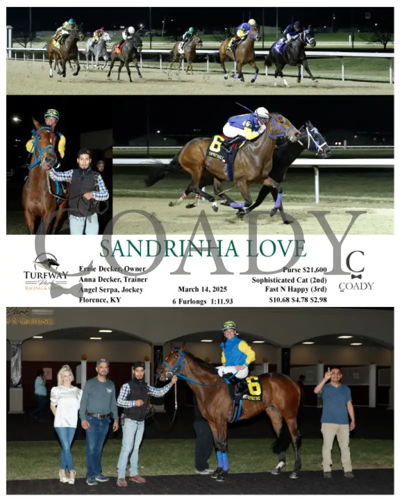 SANDRINHA LOVE - 03-14-25 - R06 - TP Turfway Park