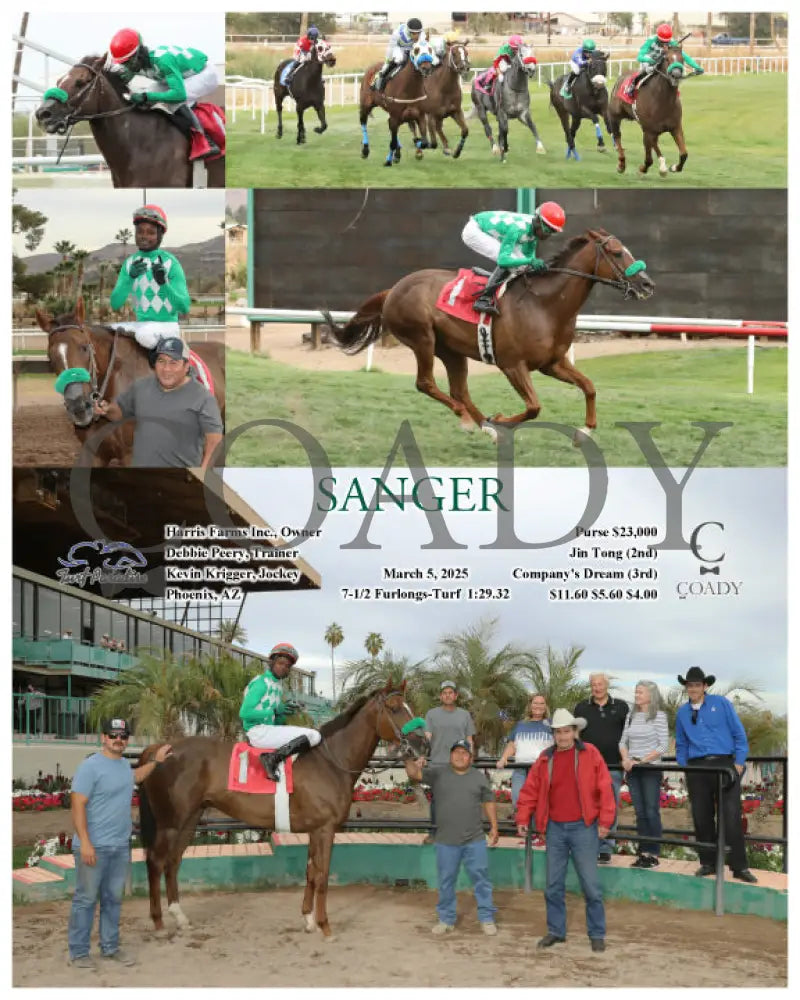 SANGER - 03-05-25 - R08 - TUP Turf Paradise