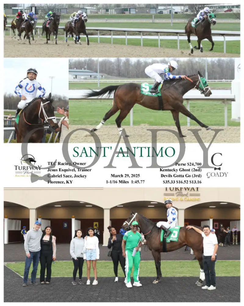 SANT’ ANTIMO - 032925 - Race 03 - TP Turfway Park