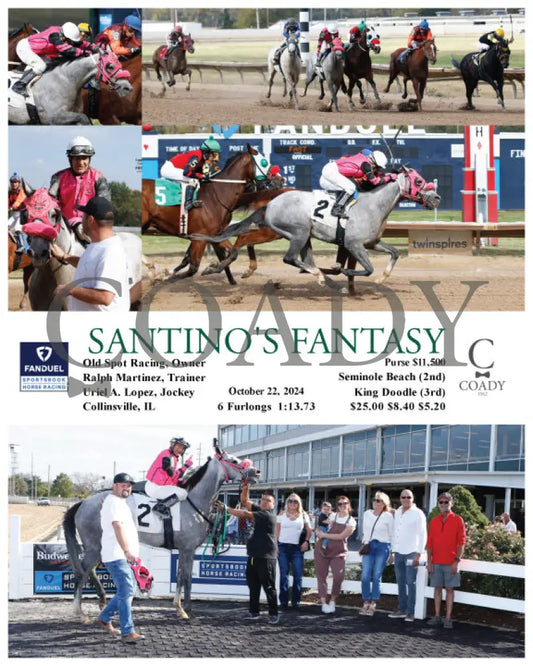 Santino’s Fantasy - 10-22-24 R04 Fan Fanduel Sportsbook Horse Racing
