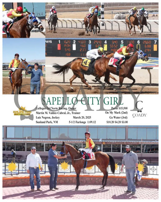 SAPELLO CITY GIRL - 03-20-25 - R07 - SUN Sunland Park