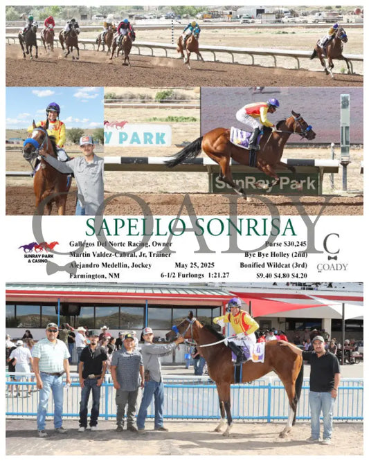SAPELLO SONRISA - 05-25-25 - R09 - SRP SunRay Park