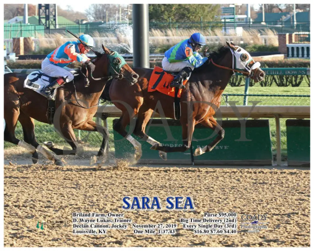 Sara Sea - 11-27-19 R07 Cd Action Churchill Downs
