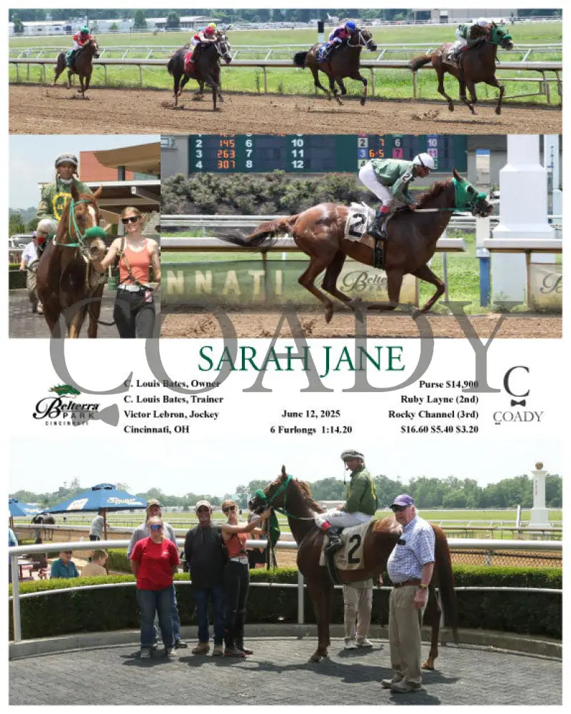 SARAH JANE - 061225 - Race 01 - BTP Indiana Grand