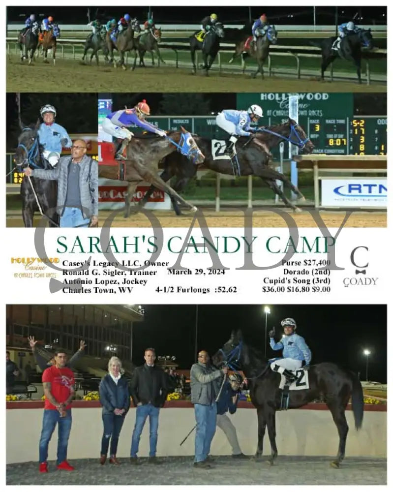 Sarah’s Candy Camp - 03 - 29 - 24 R03 Ct Hollywood Casino At Charles Town Races