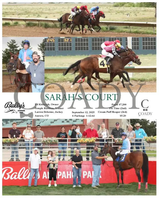 SARAH’S COURT - 09-12-25 - R03 - ARP Arapahoe Park