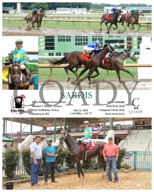 SARDIS - 07-21-25 - R09 - ELP Ellis Park
