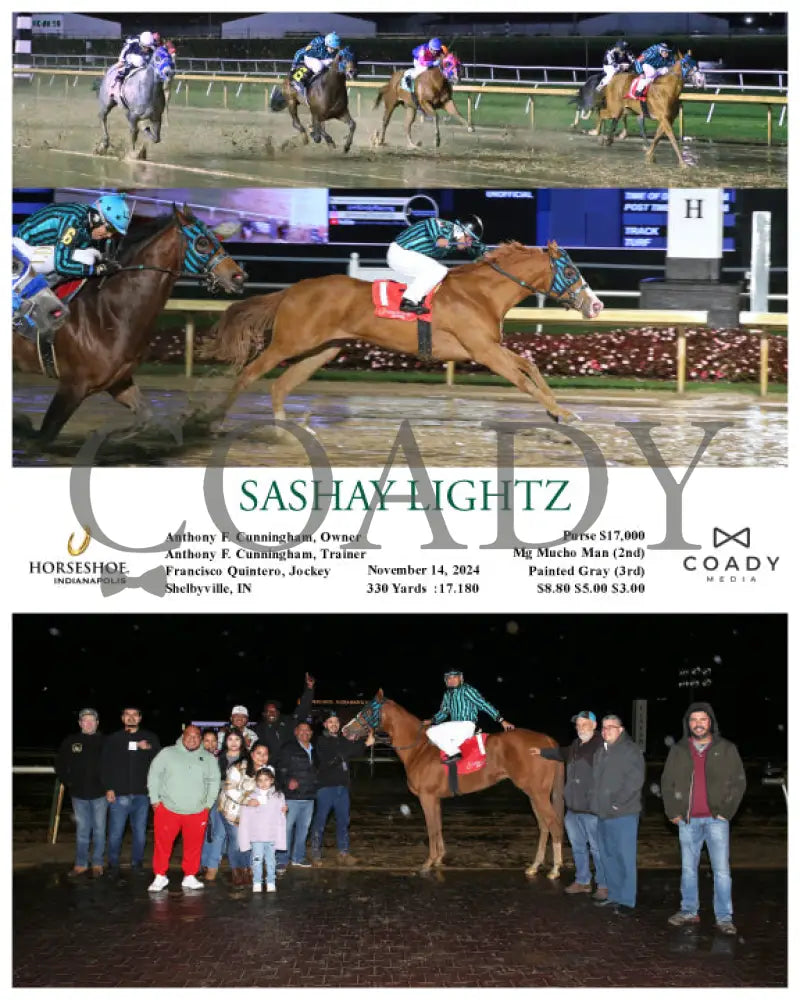 Sashay Lightz - 11-14-24 R12 Ind Indiana Grand