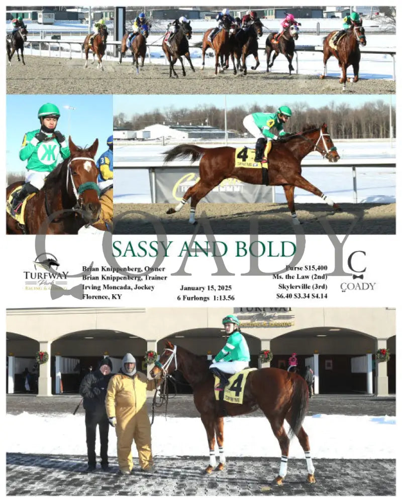 Sassy And Bold - 01-15-25 R01 Tp Turfway Park