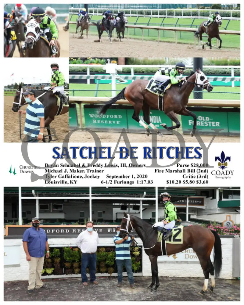 Satchel De Ritches - 09-01-20 R09 Cd Churchill Downs