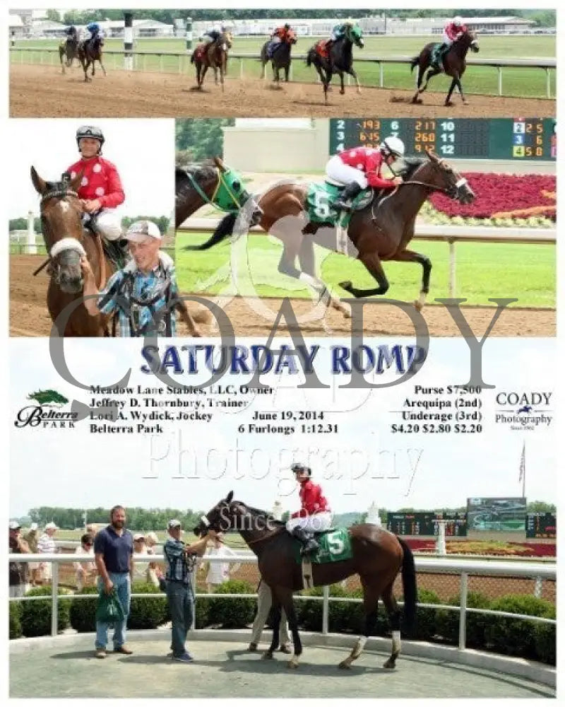 Saturday Romp - 061914 Race 03 Btp Belterra Park