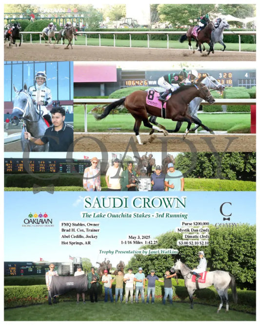 SAUDI CROWN - The Lake Ouachita Stakes - 05-03-25 - R11 - OP Oaklawn Park