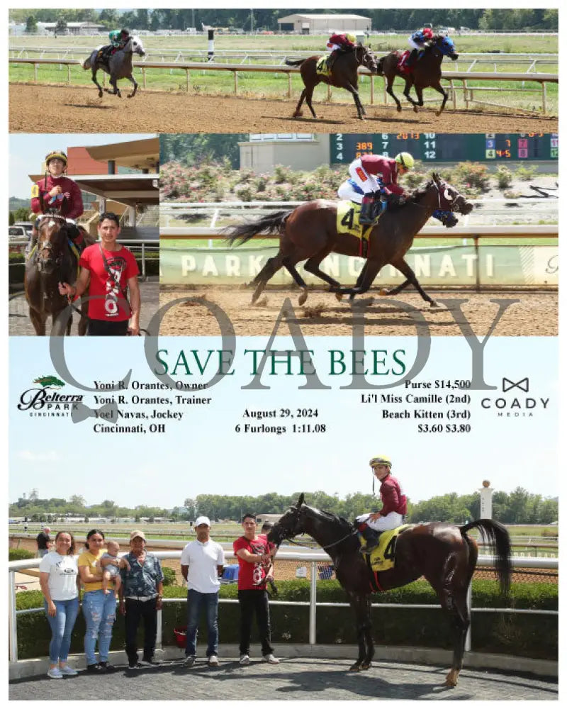 Save The Bees - 082924 Race 06 Btp Belterra Park