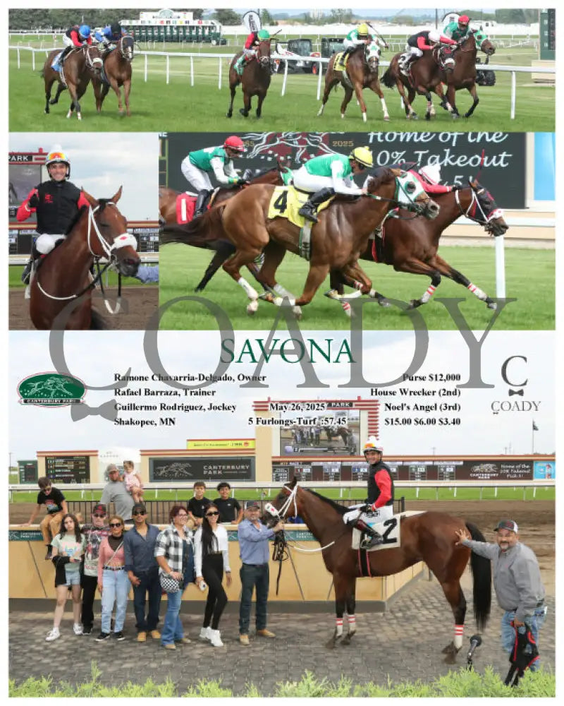 SAVONA - 05-26-25 - R07 - CBY Canterbury Park