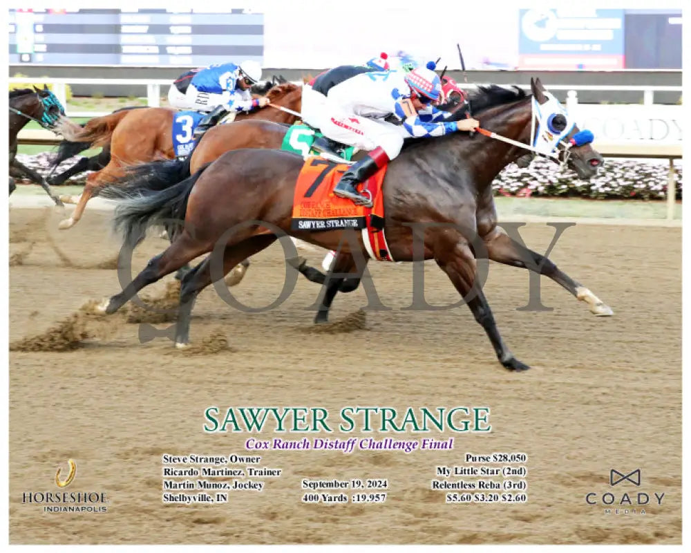 Sawyer Strange - Cox Ranch Distaff Challenge Final 09-19-24 R11 Ind Action Indiana Grand