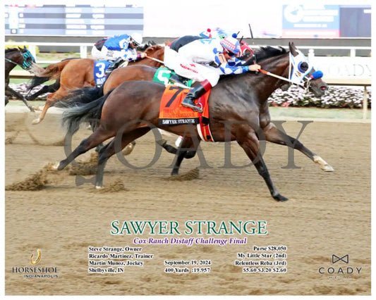 Sawyer Strange - Cox Ranch Distaff Challenge Final 09-19-24 R11 Ind Action Indiana Grand